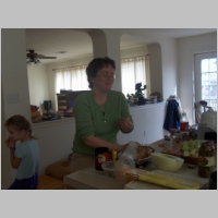 Food - Miranda discovers she doesnt like honeydew with prosciutto.JPG